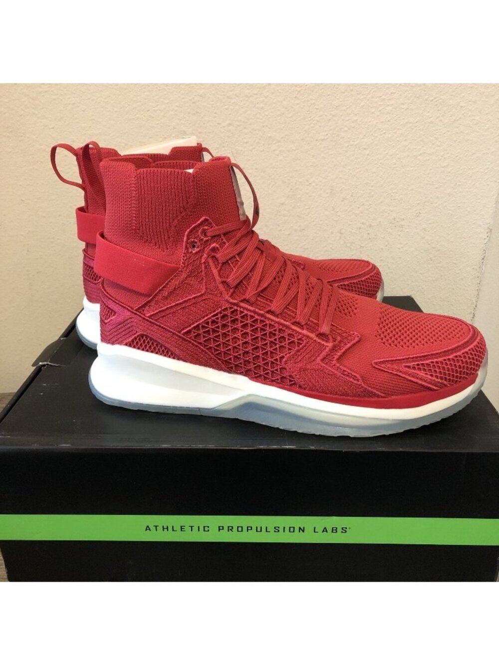 Men's Athletic Propulsion Lab APL Concept X Red Basketball Shoes / Size 11 NIB